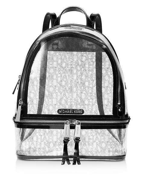 leather waist bag black michael kors|Michael Kors clear backpack.